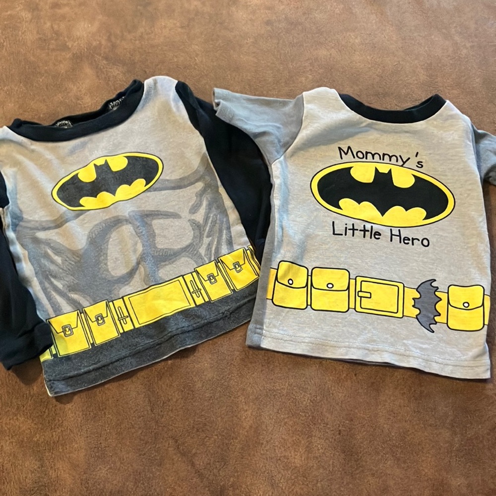 Batman Themed Toddler Pajama Tops